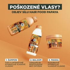 Garnier Obnovitveni balzam za poškodovane lase Fructis Hair Food (Papaya Repairing Conditioner) 350 ml