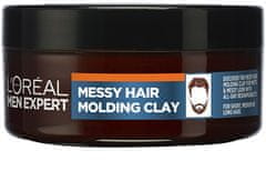 Loreal Paris Glina za Styling las Men Expert (Messy Hair Molding Clay) 75 ml
