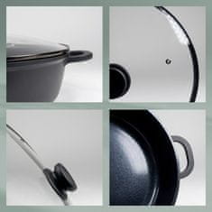 Kela Ponev WOK s keramično površino in pokrovom ATURA 32 cm KL-15174