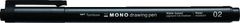 Tombow Fineliner MONO risalno pero - konica 02 črna
