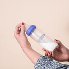 Lansinoh Steklena steklenička za dojenčke 240 ml s sesalcem NaturalWave TM (M)