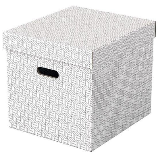 Esselte Home škatle za kocke bele 3 kosi