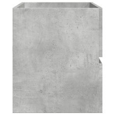 Vidaxl Omarica za umivalnik betonsko siva 100x38,5x45 cm iverna plošča