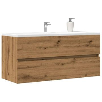 Vidaxl vidaXL Omarica za umivalnik Artisan hrast 100x38,5x45 cm
