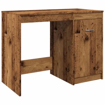 Vidaxl Pisalna miza starinski les 100x50x76 cm inženirski les