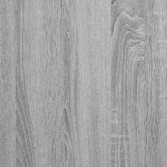 Vidaxl Sprejemna miza siva sonoma 180x50x103,5 cm inženirski les