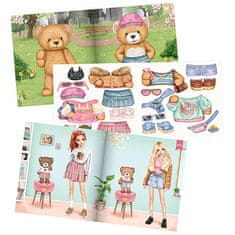 Top Model Kreativní sešit , Sticker World, Candy s medvídkem