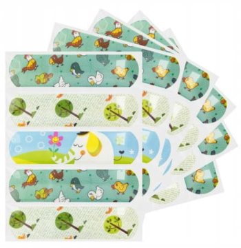 shumee Otroški barvni obliži, 30 kos, 19x72 mm