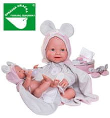 Antonio Juan 50392 MIA - mrkajoča in piskajoča realistična otroška lutka z vinilnim telesom - 42 cm