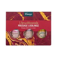 Kneipp Massage Oil Gift Set Set masažno olje Almond Blossoms (Mandelblüten Hautzart) 20 ml + masažno olje Patchouli (Do & Ich) 20 ml + masažno olje Ylang-Ylang (Sanfte Berührung) 20 ml