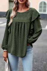 OMG! Ženska bluza Dorthe temno zelena M