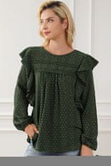 OMG! Ženska bluza Dorthe temno zelena M