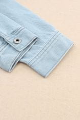 OMG! Ženska denim jakna Mephiaphe modro nebo L