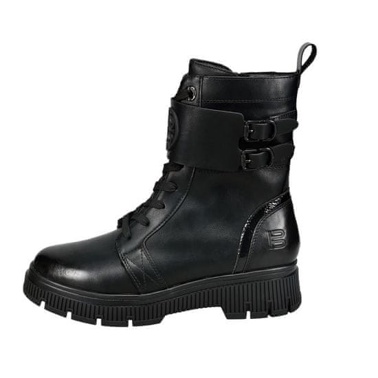 Bugatti Čevlji elegantni čevlji črna Stiefel Robin