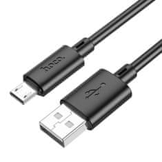 Hoco USB kabel A na Micro USB Hoco 2,4A 1 m X88 črn