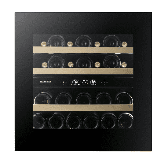 Dunavox vinska vitrina DVH-25.65DB.TO popolnoma vgradna