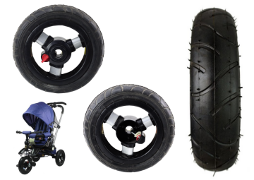 shumee Plastično kolo z gumo (napihljivo) PRO 700 spredaj