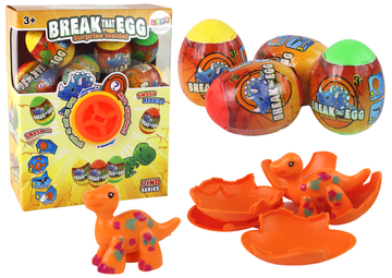 slomart Set 12 jajčkov dinozavrov za izvalitev LEAN TOYS z mehanizmom za izbiro