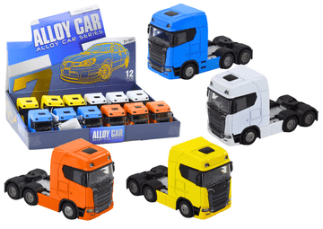 slomart LEAN TOYS Tovornjak 1:32 s premično kabino, lučmi in zvoki