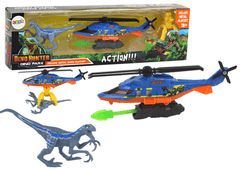 shumee Helikopter Helikopter Dinozavrov Park Blue Dino Park Set