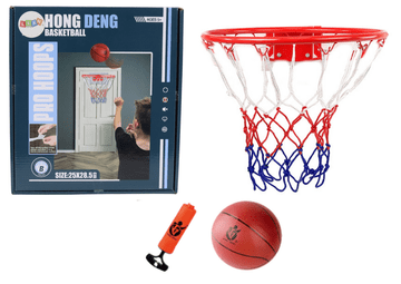 slomart LEAN TOYS Košarkarski set - obroč, žoga, tlačilka