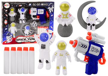 slomart Pištola na mehke puščice LEAN TOYS Vesoljski kozmonavt