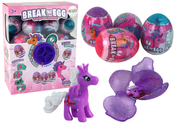 shumee Cracking Glitter Egg Unicorn Draw Colorful Shell 12 kosov.