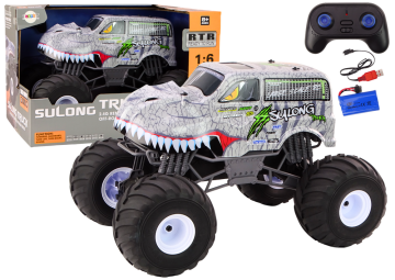 shumee Velik terenski avto na daljinsko upravljanje 2,4 G RC 1:6 dinozaver