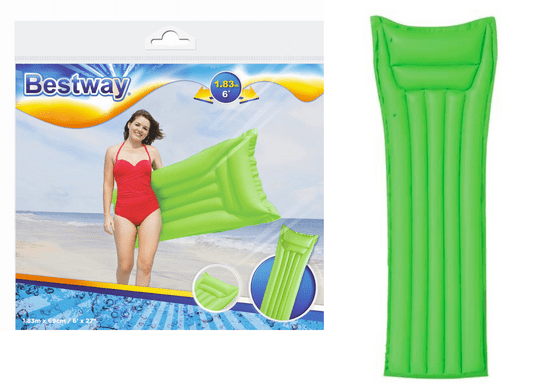 shumee Napihljiva plavalna vzmetnica zelena 183 x 69 cm Bestway 44007