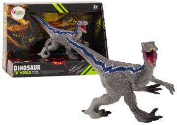 shumee Zbirateljska figurica dinozavra Velocitaptor siva 1el