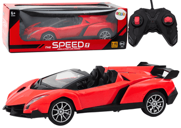 slomart Športni avtomobil LEAN TOYS na daljinsko vodenje RC 1:16, rdeč