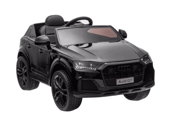 shumee Črno pobarvan akumulatorski avto Audi Q7