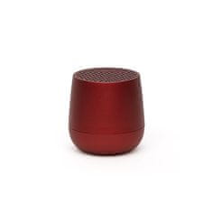 Lexon Mino+ Alu rdeč eleganten brezžični polnilni 3W Bluetooth zvočnik LA125DR