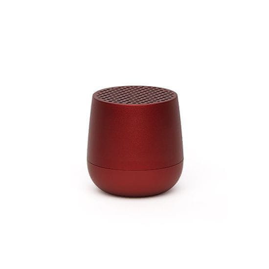 Lexon Mino+ Alu rdeč eleganten brezžični polnilni 3W Bluetooth zvočnik LA125DR