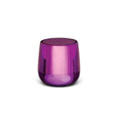 Lexon Mino+ Chrome Metallic Purple eleganten brezžični polnilni 3W Bluetooth HD zvočnik LA125MF