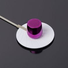 Lexon Mino+ Chrome Metallic Purple eleganten brezžični polnilni 3W Bluetooth HD zvočnik LA125MF