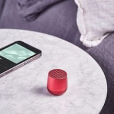 Lexon Mino+ Alu rdeč eleganten brezžični polnilni 3W Bluetooth zvočnik LA125DR