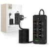 TECH-PROTECT NAPAJALNIK PC6X6 ZA 3 USB 3 TYPE-C 6 VTIČNIC 200CM