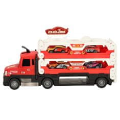WOWO TIR transporter zložljivo vozilo XXL rdeče barve