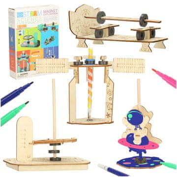 WOWO DIY 4v1 magnetni znanstveni eksperiment izobraževalni komplet