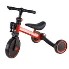 WOWO Tricikel 3 v 1 s pedali - Red Trike Fix Mini