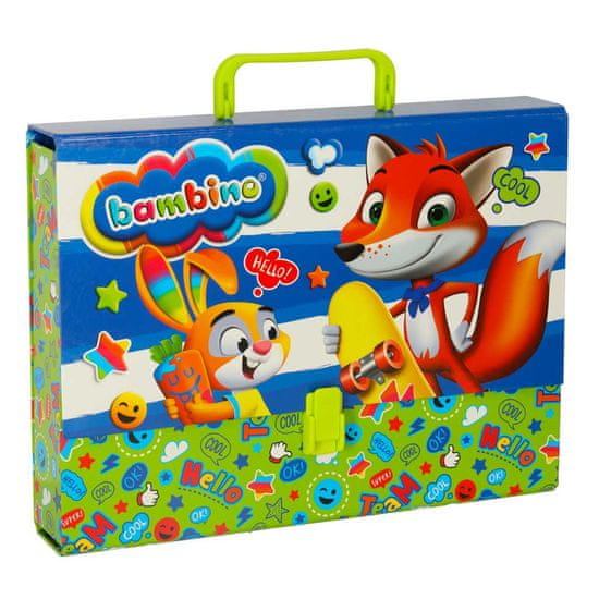 WOWO Likovni set za male umetnike - Aktovka BAMBINO - Likovni set za male umetnike