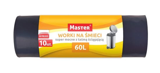 shumee HD VREČKE ZA ODPADKE 60L S TRAKOM - SUPER MOČNE