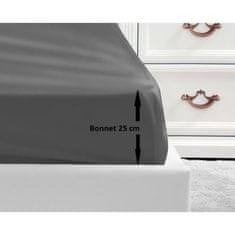 shumee BEAUTIFUL HOME Rjuha 100% bombaž 180x200x25 cm - temno siva