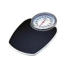 shumee LITTLE BALANCE 8135 Pro M 160, Mehanska osebna tehtnica, Profesionalni polmedicinski dizajn, 160 kg / 1 kg, Črna in kromirana