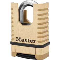 shumee MASTER LOCK Masivna medeninasta obešanka z visoko stopnjo varnosti [zaščitena ključavnica] [kombinacija] M1177EURD