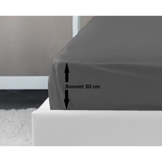 shumee LOVELY HOME Rjuha 100% bombaž 160x200x30 cm temno siva