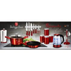 Berlingerhaus Set 3 kosov škatle za hrano Burgundija Metallic Line BH-1343