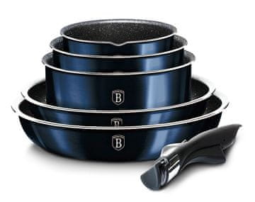 Berlingerhaus Komplet 12 kosov metalne črte Aquamarine BH-6101