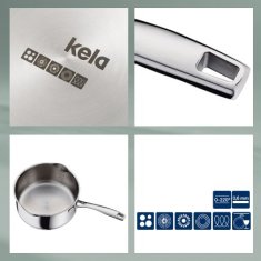 Kela Komplet ponev KL-10200 stainless steel 18/10 Flavoria set of 3 pcs